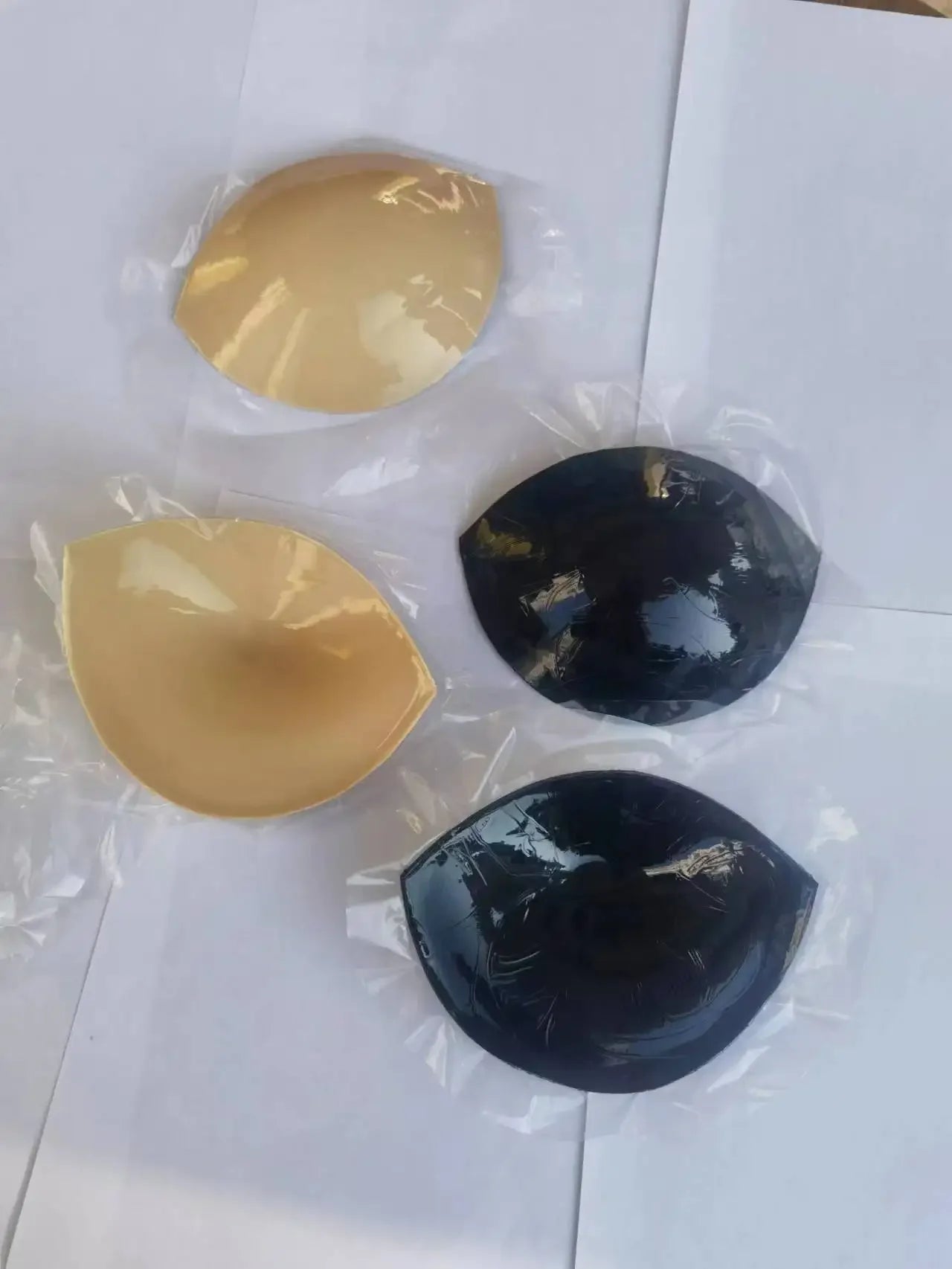 Seamless Triangle Double-sided Breathable Chest Pad Thickened Self-adhesive Sponge Chest Inserts