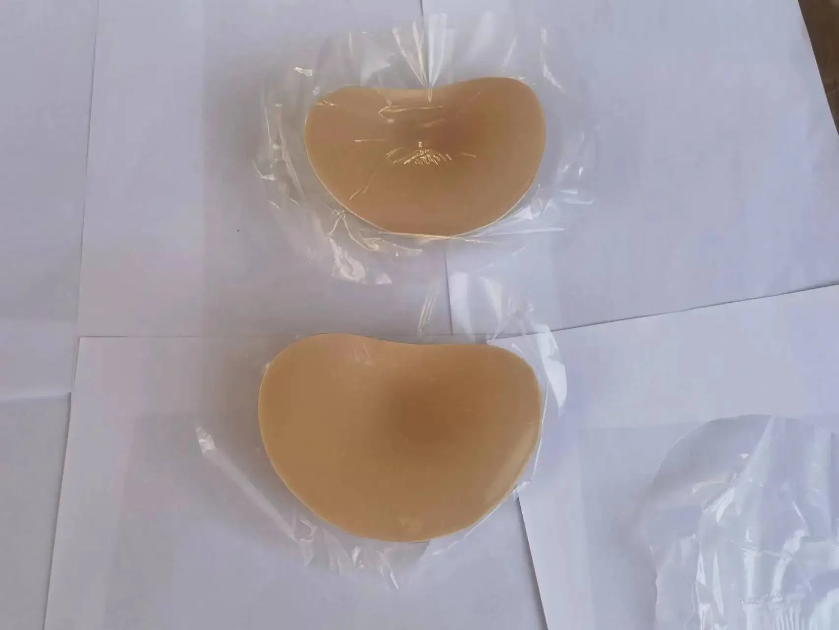 Seamless Triangle Double-sided Breathable Chest Pad Thickened Self-adhesive Sponge Chest Inserts