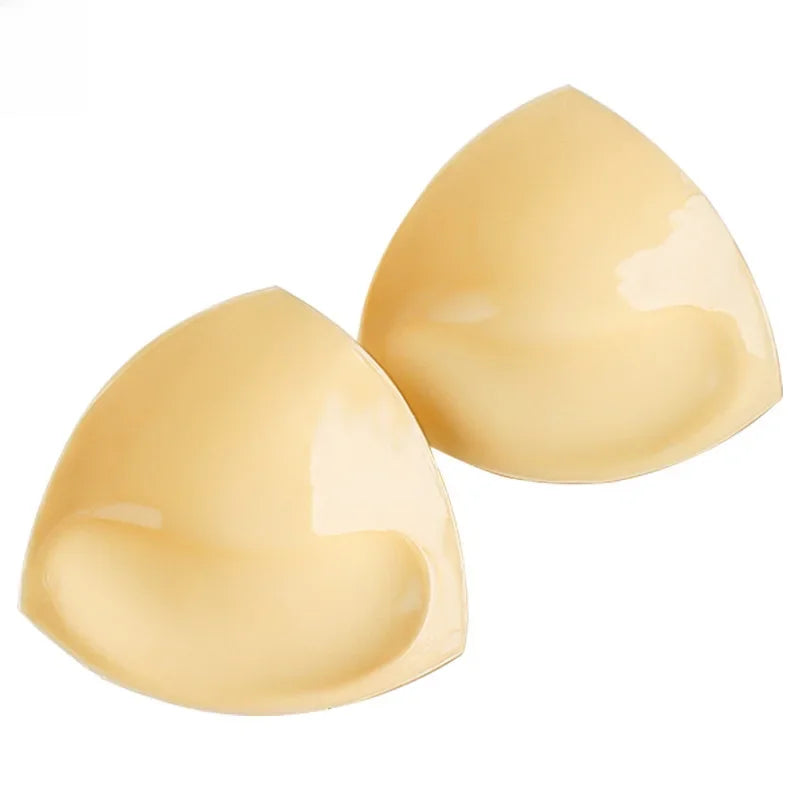 Seamless Triangle Double-sided Breathable Chest Pad Thickened Self-adhesive Sponge Chest Inserts