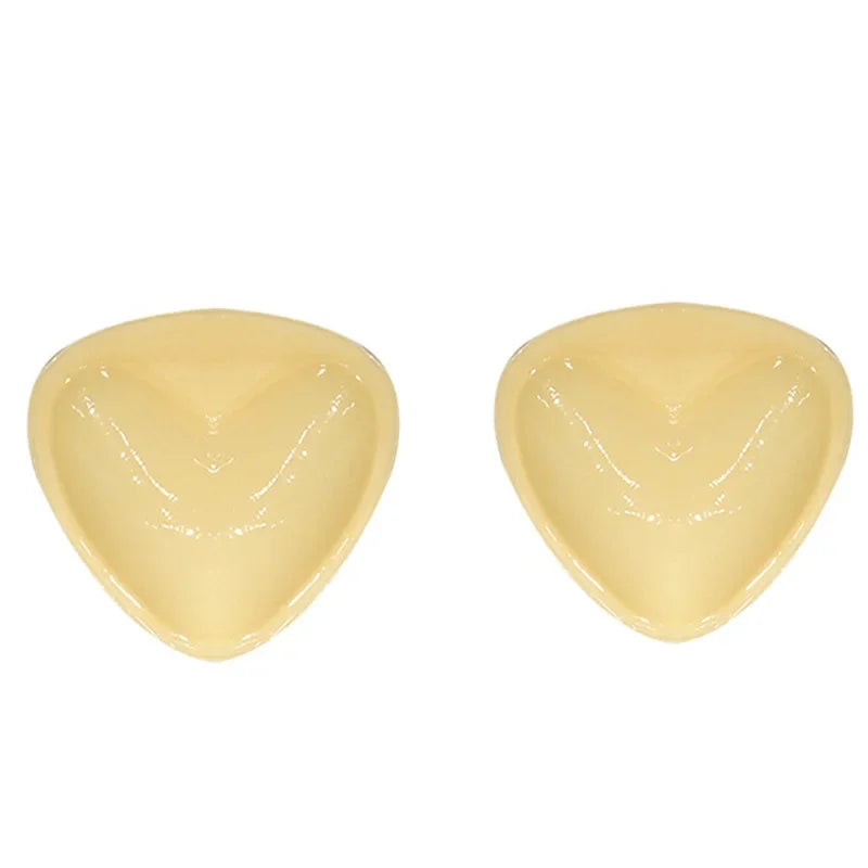 Seamless Triangle Double-sided Breathable Chest Pad Thickened Self-adhesive Sponge Chest Inserts