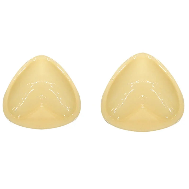 Seamless Triangle Double-sided Breathable Chest Pad Thickened Self-adhesive Sponge Chest Inserts