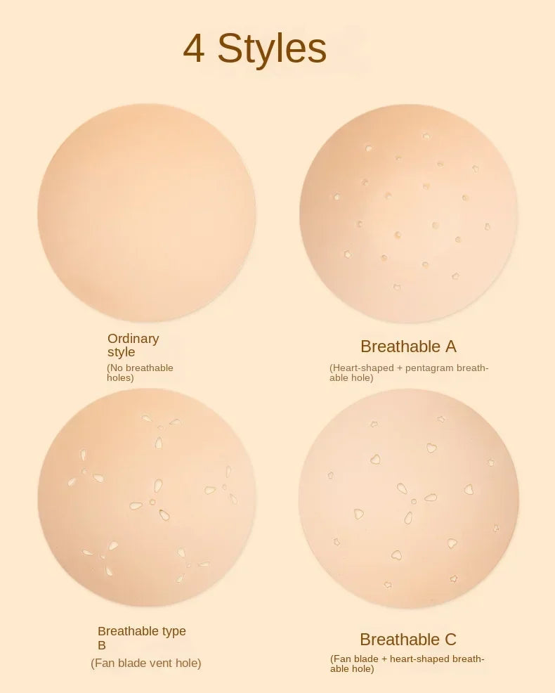 Seamless Nipple Cover Ultra Thin Invisible Bra Nipple Cover Bioadhesive