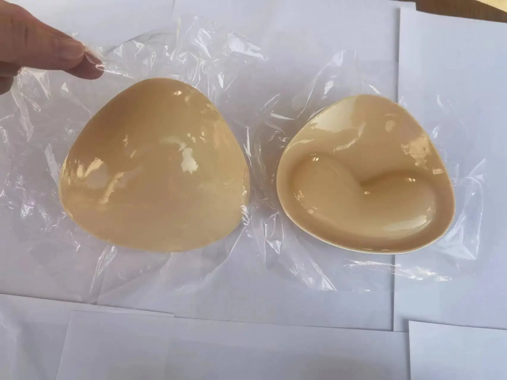 Seamless Triangle Double-sided Breathable Chest Pad Thickened Self-adhesive Sponge Chest Inserts
