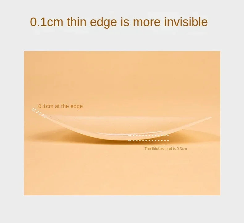 Seamless Nipple Cover Ultra Thin Invisible Bra Nipple Cover Bioadhesive