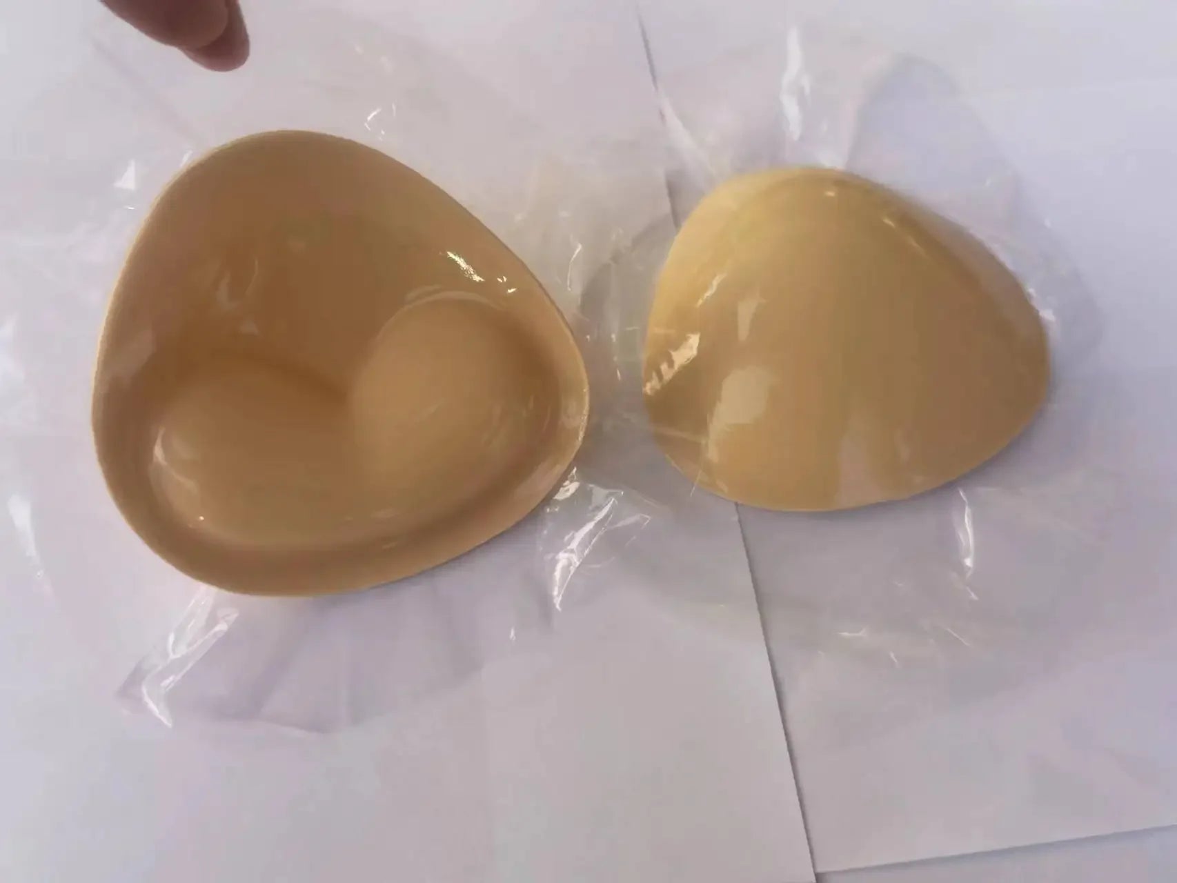 Seamless Triangle Double-sided Breathable Chest Pad Thickened Self-adhesive Sponge Chest Inserts