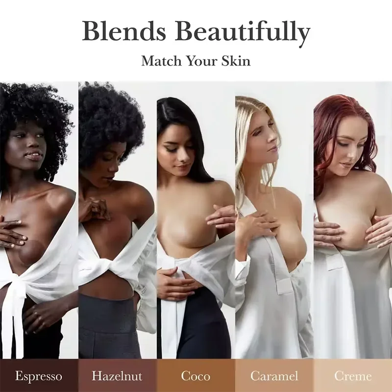 Seamless Nipple Cover Ultra Thin Invisible Bra Nipple Cover Bioadhesive