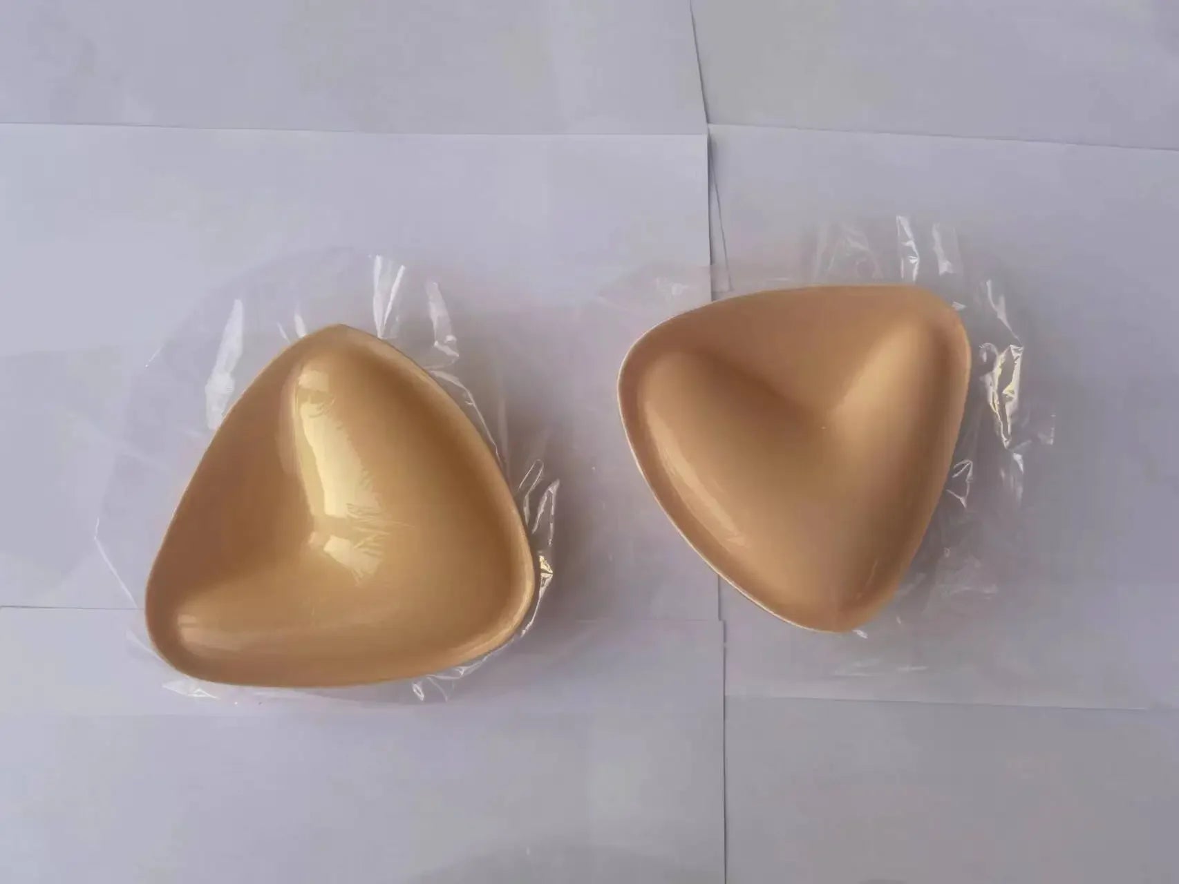 Seamless Triangle Double-sided Breathable Chest Pad Thickened Self-adhesive Sponge Chest Inserts