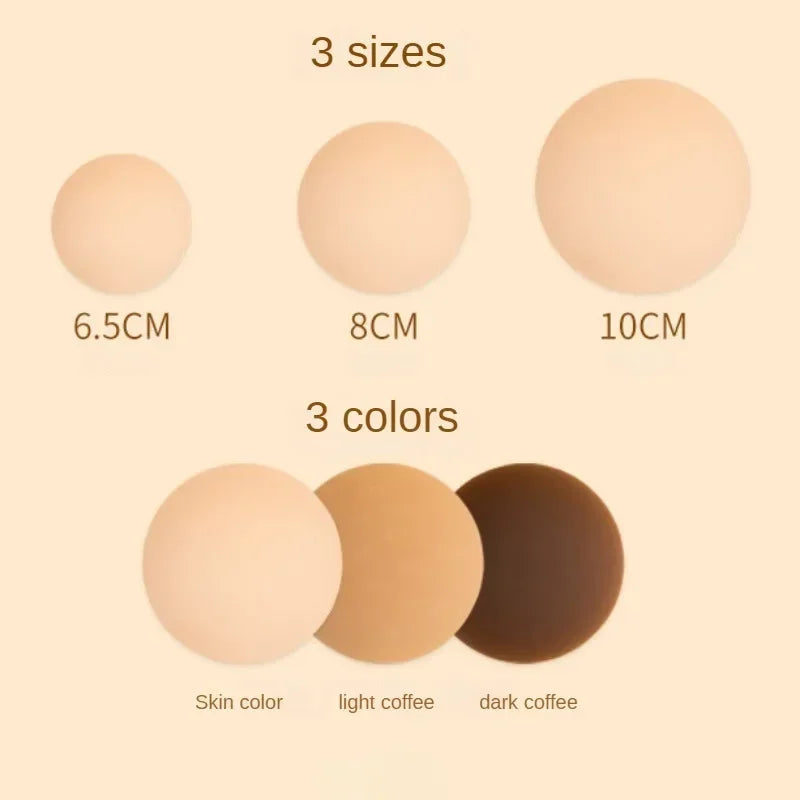 Seamless Nipple Cover Ultra Thin Invisible Bra Nipple Cover Bioadhesive